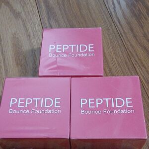 Peptide Bounce Balm Foundation Set of 3 Shade is Fair  exp 05/28 Factory Sealed